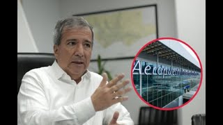 Ministro de Transportes plantea soluciones para evitar alto tránsito en Migraciones del aeropuerto [upl. by Inirt]