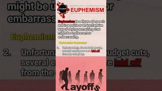 What is EUPHEMISM🤔Why is it used Learn with examples shortsyoutube euphemism literarydevices [upl. by Hirai53]