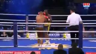 Arthur Abraham vs Willbeforce Shihepo 2013 08 24 [upl. by Fawne]