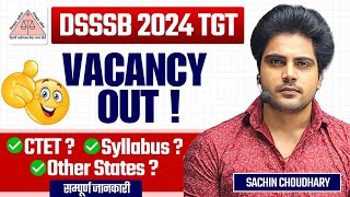 DSSSB 2024 TGT Vacancy Out PRT  by Sachin choudhary [upl. by Iago]