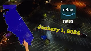 SoCal Amazon Relay Rates  January 1 2024 [upl. by Nafis]