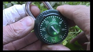 picking 405 Decoding a Master combination padlock by quotseeingquot the code [upl. by Walli271]