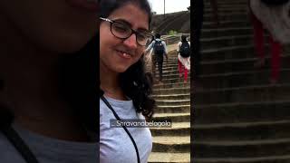 Reaching Gomateshwara statue in Shravanabelagola karnataka [upl. by Ertemed144]