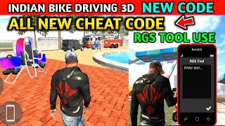 RGS TOOL USE  ALL NEW CHEAT CODE  Funny Gameplay Indian Bikes Driving 3d 🤣🤣 [upl. by Elleval]