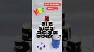 Kids activities Video idea  Game craft video viralshort shortsfeed Craft youtubeshorts 1 [upl. by Tekcirk]