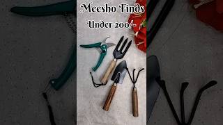 WYK Garden Tool Set Big TrowelHand ForkHand Rakeamp Pruner Cutter for Gardening meeshofinds meesho [upl. by Asecnarf]