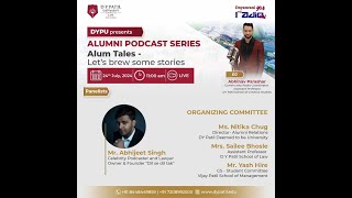 Alum tales episode 2nd with rj Abhinav [upl. by Neeoma670]