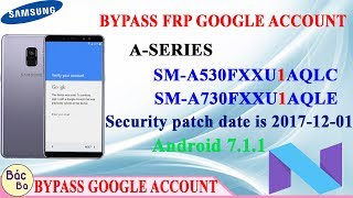 Bypass FRP Google Account ASeries A88 Plus SMA530FSMA730F Android 711 Security Level 1 [upl. by Mullen522]