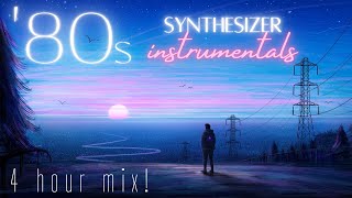 Portraits In Sound 80s Synthesizer Instrumentals amp Soundtracks 4 Hour Playlist [upl. by Eckart]