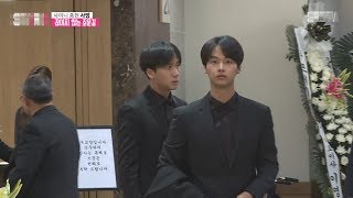 Vixx in Jonghyuns funeral 빅스 종현 조문 행렬 이어져현장 [upl. by Nevaed263]