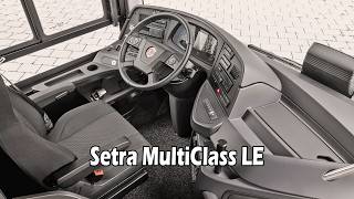 New Setra MultiClass LE HYBRID interurban buses  S 515 LE  Interior cockpit [upl. by Netnilc]