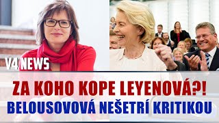 ZA KOHO KOPE LEYENOVÁ Belousovová nešetrí kritikou [upl. by Raimundo]