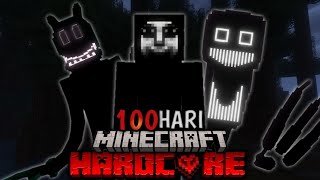 100 HARI DI MINECRAFT HARDCORE HORROR DARK DWELLERS [upl. by Ahsenra241]