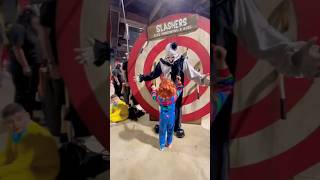 Art the Clown and Chucky halloween cosplay costume art chucky [upl. by Sylirama435]