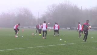 seance entrainement christian gourcuff  Stade rennais [upl. by Issim]