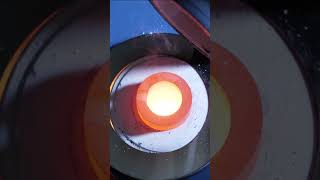 Bronze ring  Casting molten bronze 3 [upl. by Aigil]