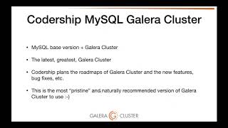 Choosing between MySQL Galera MariaDB Galera Cluster and Percona XtraDB Cluster [upl. by Esiuole]