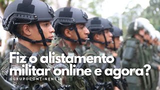 Fiz o alistamento militar online e agora [upl. by Aidnyc]