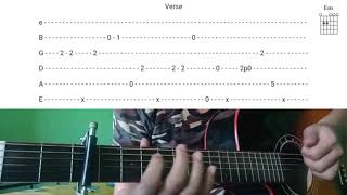 Justin Timberlake  Mirrors Fingerstyle w free tabs on screen [upl. by Aliuqaj]