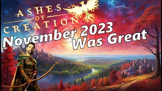 Ashes of Creation November 2023 Livestream Update [upl. by Ardnahs]