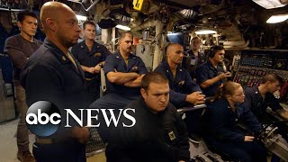 A rare look inside nuclear powered submarine USS Florida  Nightline [upl. by Arty]