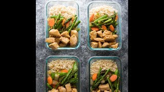 Maple Ginger Chicken Lunch Bowls [upl. by Akimat]