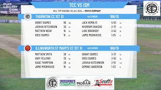 Thornton CC 1st XI v Illingworth St Marys CC 1st XI [upl. by Rentschler131]