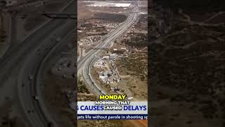 Terrifying Road Rage Incident Shuts Down I Interstate 15 shorts [upl. by Gargan778]