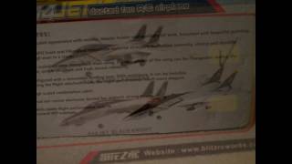 ArtTechBlitzrcworks F14 rc edf jet quotWhats in the boxquot from Banana Hobby HD [upl. by Mor]