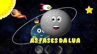 As Fases da Lua para Crianças [upl. by Luapnoj]