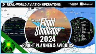 Microsoft Flight Simulator 2024  Flight Planner amp Avionics Presentation [upl. by Norrahc]