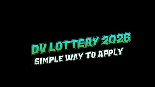 HOW TO SIMPLY APPLY DV LOTTERY THIS YEAR FREE OF CHARGE Part II Watch these simple steps to apply [upl. by Ardekan]