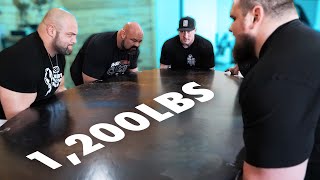 I BOUGHT THE WORLDS HEAVIEST TABLE 1200LBS [upl. by Ecinert716]