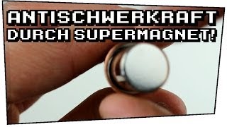 Antigravitationsröhre Kupferrohr  Neodym Magnet  Heimexperimente 03 [upl. by Noissap]