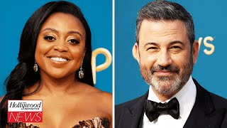 Jimmy Kimmel Apologizes to Quinta Brunson for Controversial Emmys Bit  THR News [upl. by Hairim]