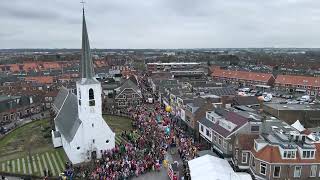 Dronevideo met een Blik van bovenaf op die enige echte onvervalste Noordwijkerhoutse Wals [upl. by Jeconiah249]