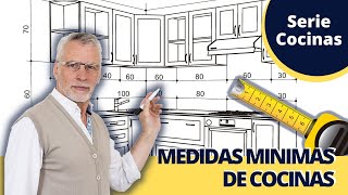 TODAS las Medidas Mínimas para Muebles de Cocinas Modernas Integrales  Diseño de Cocinas 2022 [upl. by Flagler679]