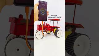 Power bank powered by tractor  Remote Control tractor  DC Motor Life Hacks [upl. by Eyks461]