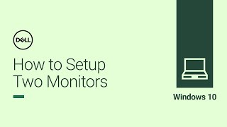 How to Connect Two Monitors to One Computer DELL Official Dell Tech Support [upl. by Richart]