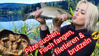 Was für ein FANG‼️ Schleie angeln filetieren amp direkt am Wasser brutzeln  so schnell amp so lecker [upl. by Strickland]