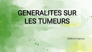 ⁦♥️⁩ ANATOMOPATHOLOGIE généralités sur les tumeurs [upl. by Lenox]