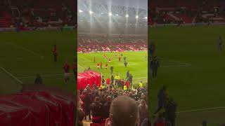 Ten Hag walks out the tunnel at Old Trafford after losing 03 against Tottenham [upl. by Aria]