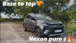 Nexon pure s modified to Top model Top 10 must have accesories for your nexon✅ [upl. by Cindra]