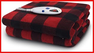 Biddeford Blankets Micro Plush Electric Heated Blanket with Digital Controller Throw [upl. by Ogdon]