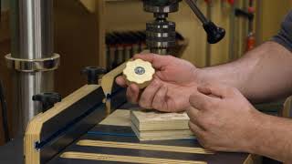 Woodworking Tip ShopMade Threaded Knob [upl. by Raimondo186]