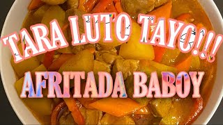 AFRITADA BABOY I PORK AFRITADA FILIPINO RECIPE  SIMPLY KHATZ [upl. by Lrae]