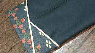 Very easy amp beautiful sleeves design  bazu aur trouser design cutting amp stitching  Effi Designs [upl. by Eitsirhc]