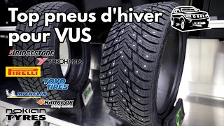 TOP 8 les meilleurs PNEUS DHIVER pour ton VUS  ou ta voiture [upl. by Hbahsur]