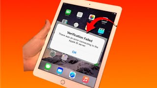 How to Fix Verification Failed Apple ID Server on iPad  iPad Mini iPad Pro iPad Air 2021 ios 14 [upl. by Egiedan]