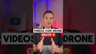 Videos con DRONE Gratis 🤩😃 drone videoprofesional fotografia trucosparacelular android [upl. by Innek]